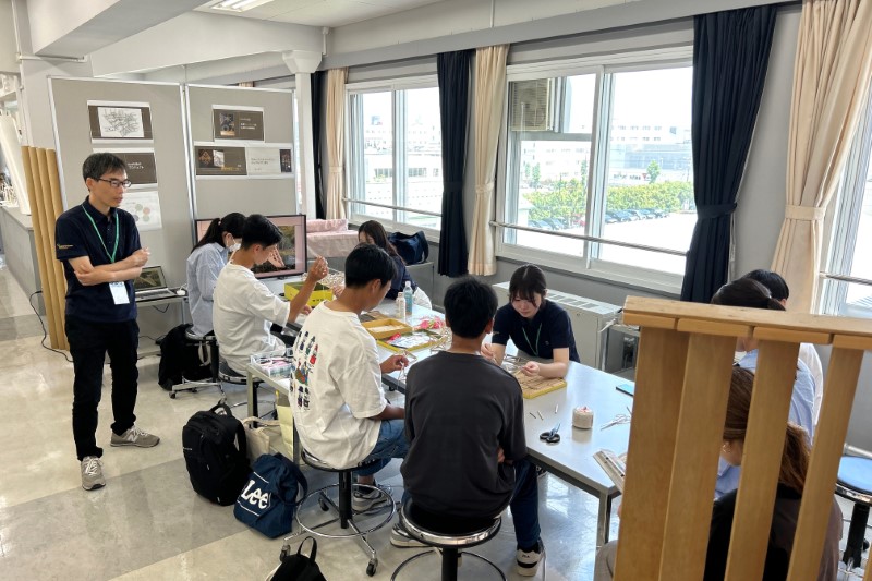 建築学科、夏のオープンキャンパスの模様です!