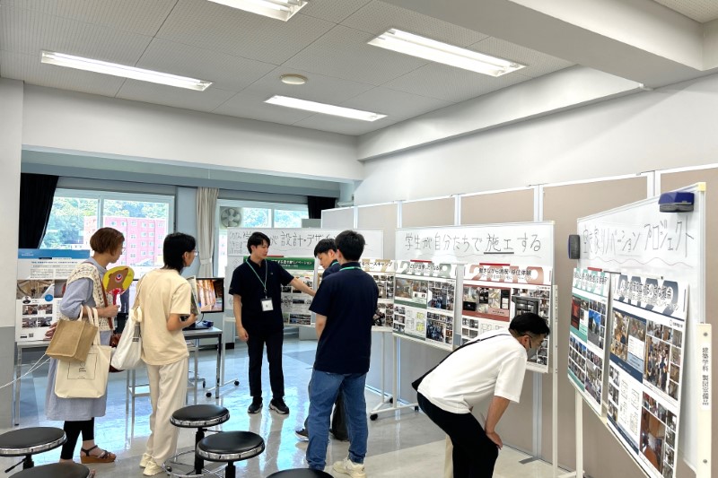 建築学科、夏のオープンキャンパスの模様です!