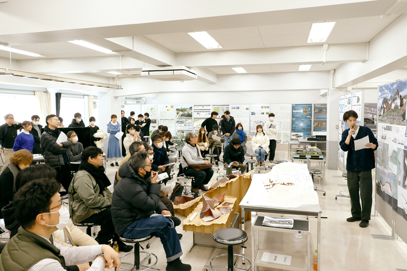 建築学科 卒業研究発表会(設計)が開催されました！