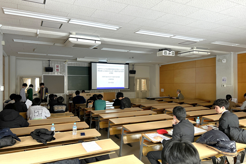 建築学科 卒業研究発表会(論文)が開催されました！