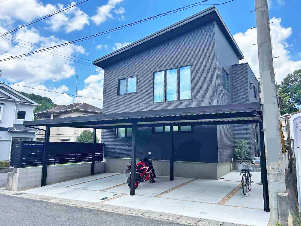 カーポート YKKAP ジーポートPro 積雪30cm対応 折板屋根 横4台用 カーポート YKKAP ジーポートPro 積雪30cm対応 折板屋根 横4台用