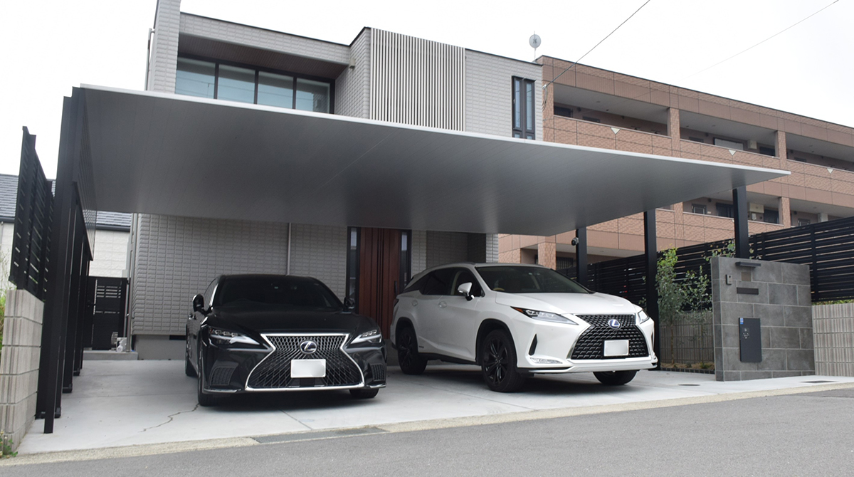 LIXIL カーポートSC 施工例 LIXIL カーポートSC 施工例