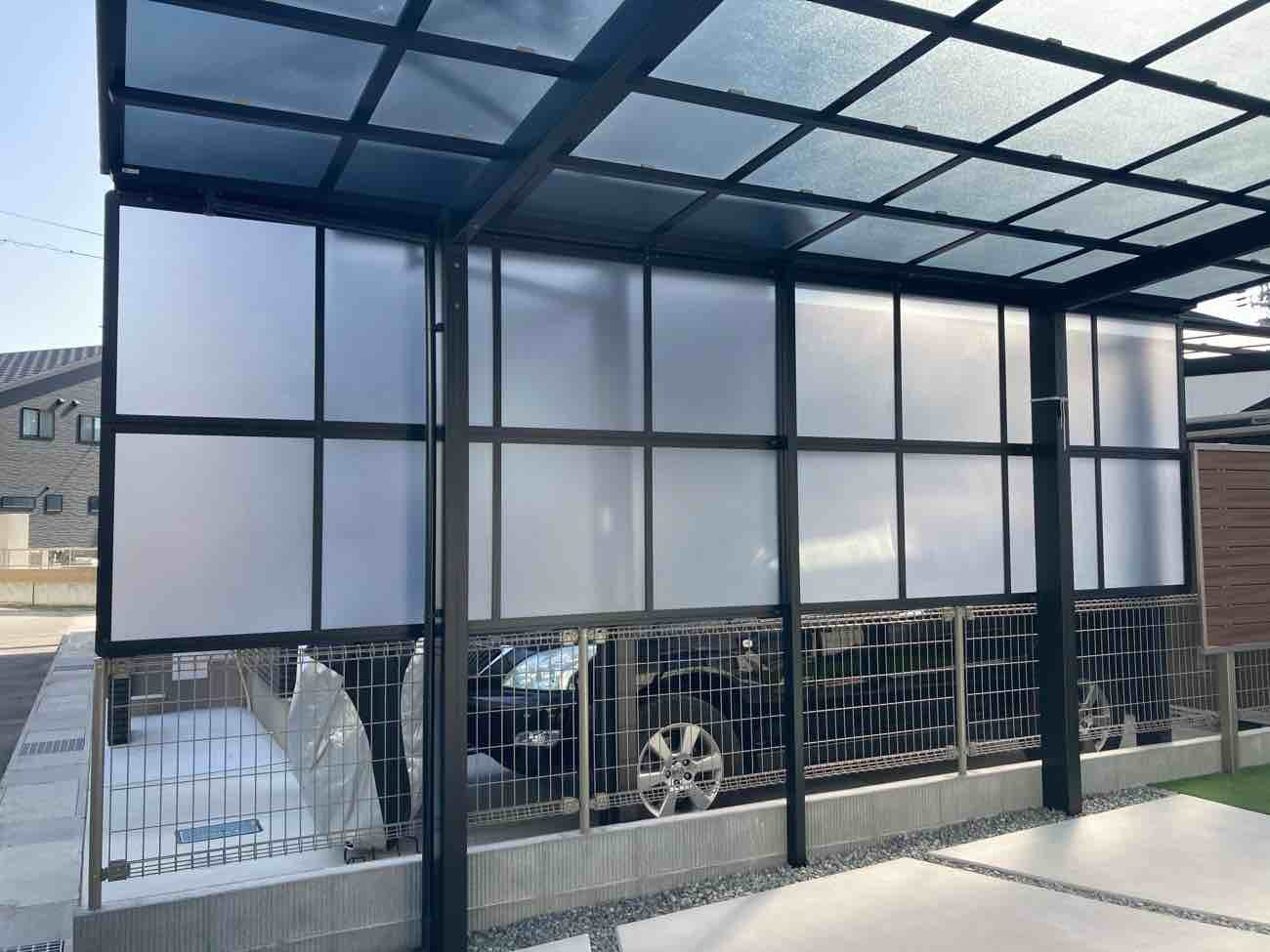 サイドパネル 施工例 サイドパネル 施工例