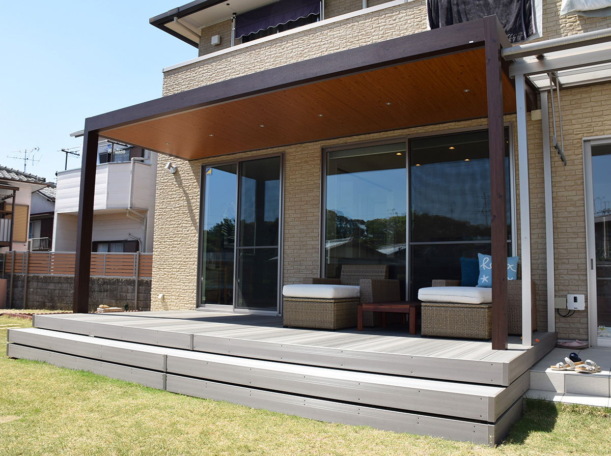 タカショー ホームヤードルーフ 施工例 タカショー ホームヤードルーフ 施工例