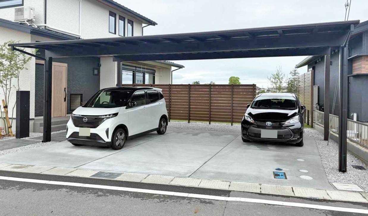 3台用カーポート 施工例 3台用カーポート 施工例