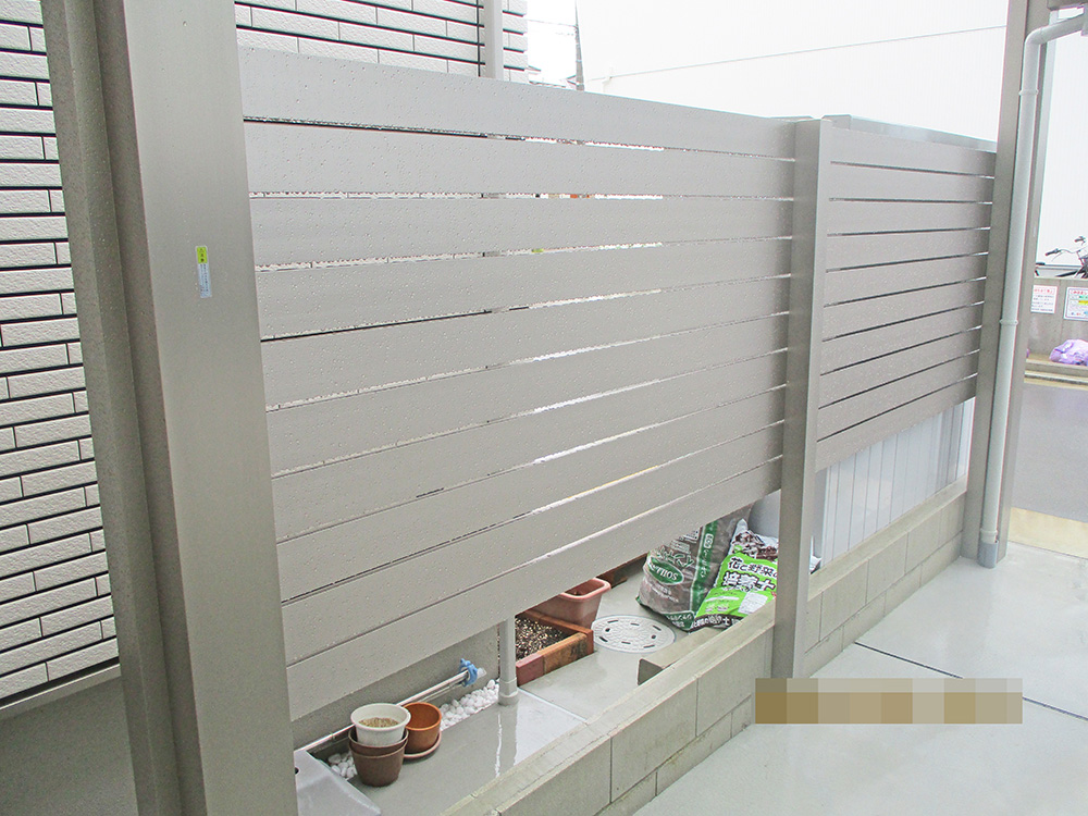 オリジナル 目隠しフェンス 施工例 オリジナル 目隠しフェンス 施工例