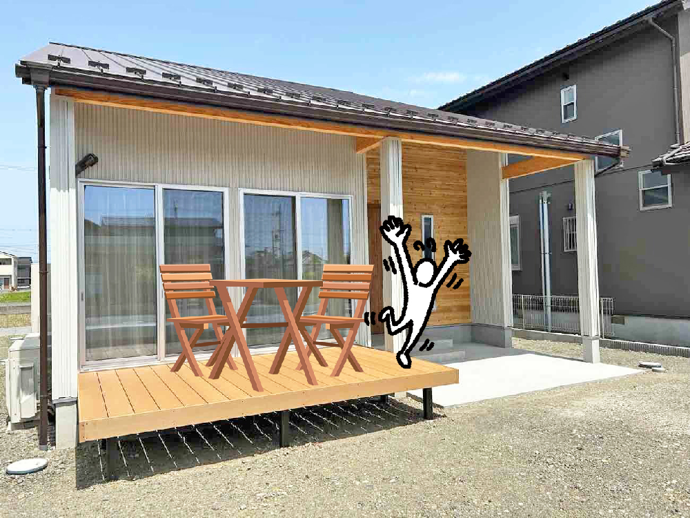 小さいウッドデッキ 小さいウッドデッキ