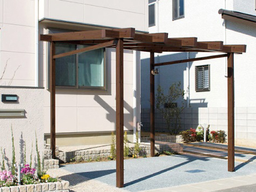 タカショー フル木製調 J/EUポーチ 独立柱 タカショー フル木製調 J/EUポーチ 独立柱