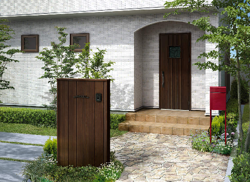 YKKAP 独立型ポスト フィッテ 施工例1 YKKAP 独立型ポスト フィッテ 施工例1