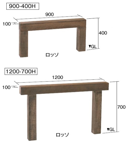 枕木　ベンチ　東洋工業　