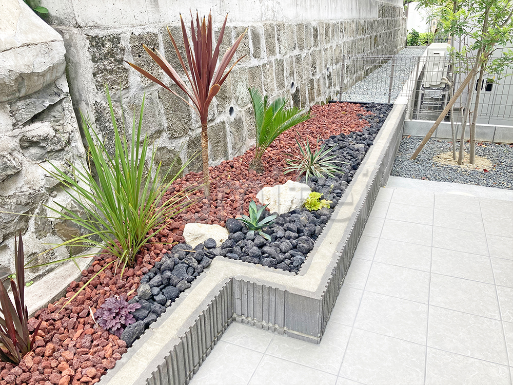 コルジリネ　花壇　施工例