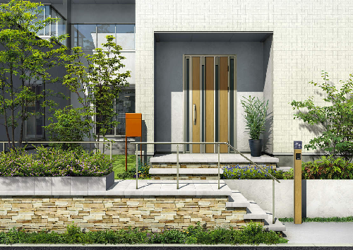 YKKAP 独立型ポスト フィッテ 施工例2 YKKAP 独立型ポスト フィッテ 施工例2