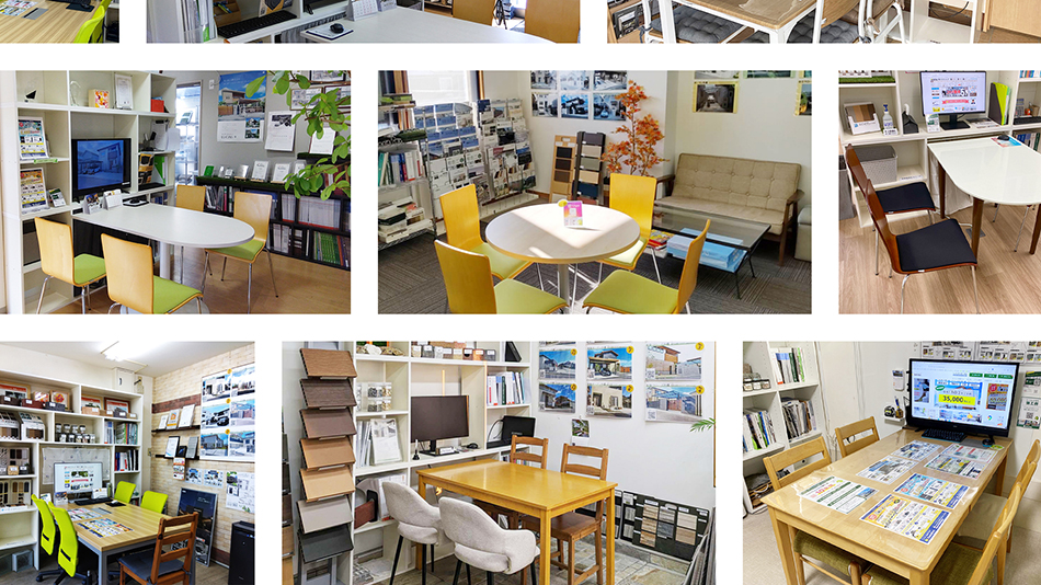 ファミリー庭園 各店舗 商談スペース ファミリー庭園 各店舗 商談スペース