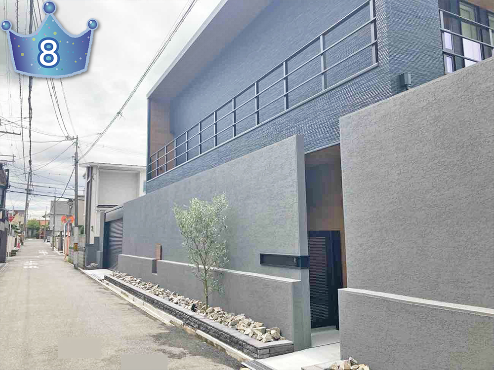 8位の外構施工例