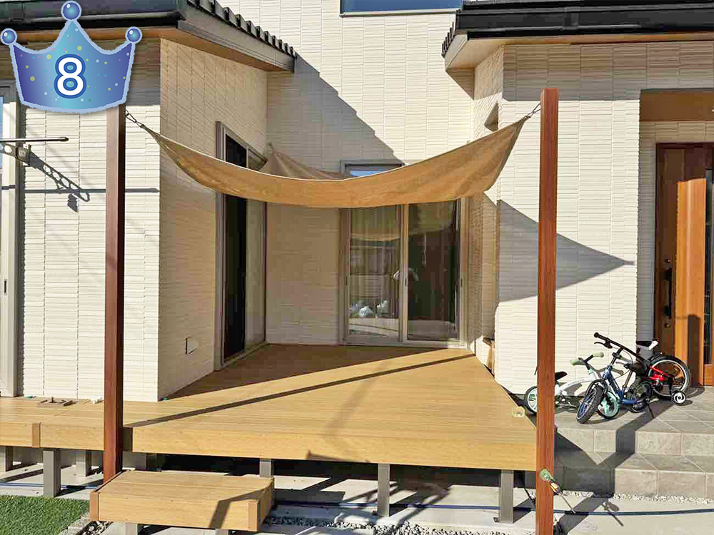 8位の外構施工例