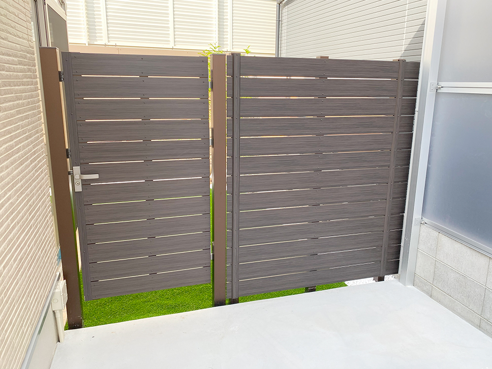 ファミリー庭園兵庫店 展示 マイティフィット門扉 内開き ファミリー庭園兵庫店 展示 マイティフィット門扉 内開き