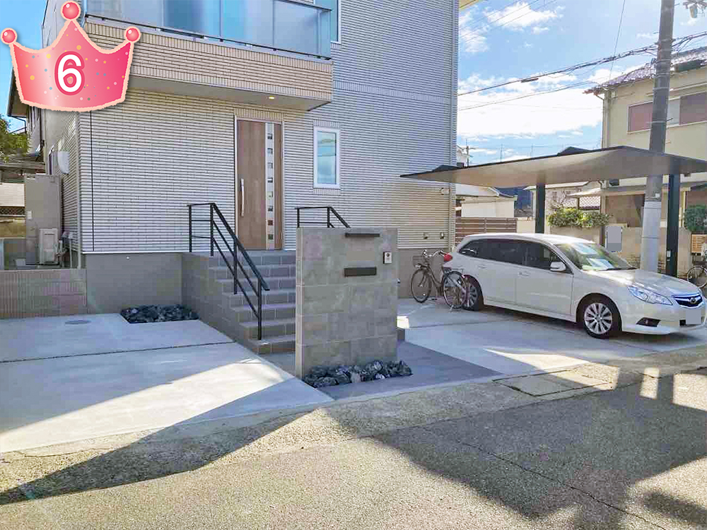 6位の外構施工例