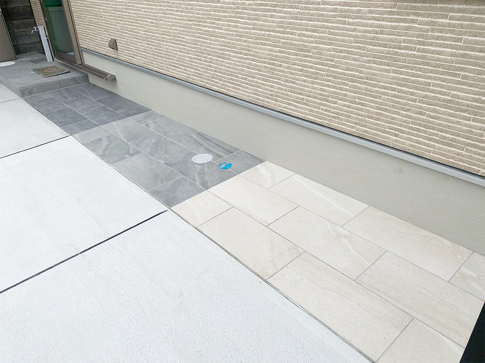 ファミリー庭園兵庫店 展示 アプローチタイル ファミリー庭園兵庫店 展示 アプローチタイル