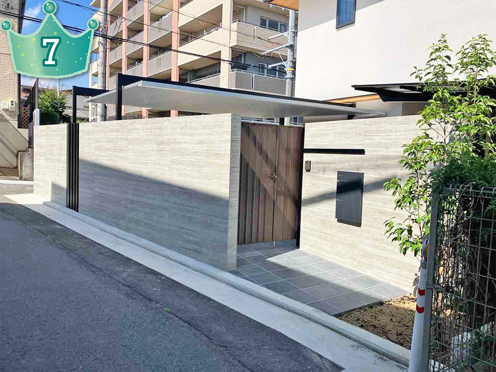 7位の外構施工例