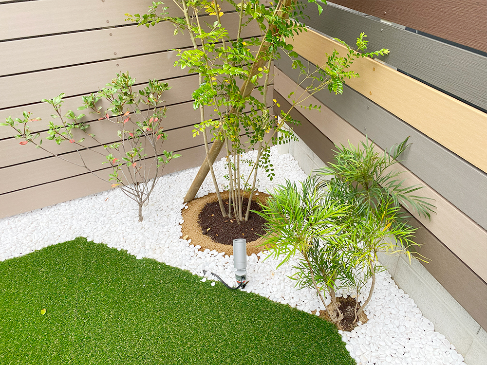 ファミリー庭園兵庫店 展示 下草・照明 ファミリー庭園兵庫店 展示 下草・照明