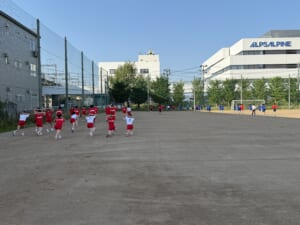 朝6：00よりランニング