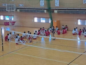 試合後のアイスタイム