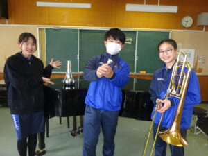 トロンボンパートの生徒たち