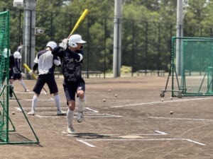 バッティング練習
