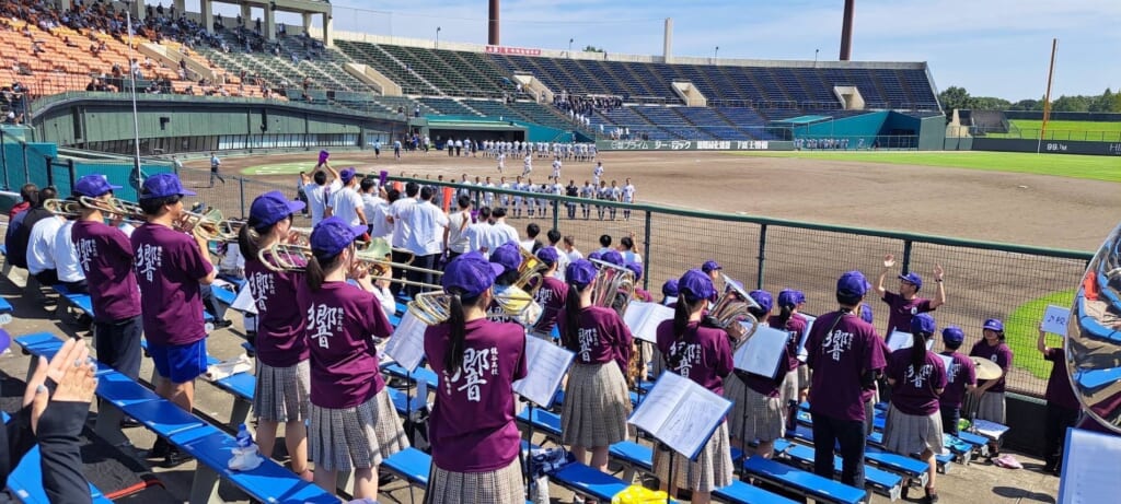 龍谷高校　吹奏楽部　野球部　応援　秋季　第１５７回　九州地区　高校野球　佐賀県大会