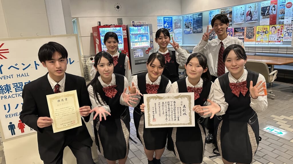 佐賀市　龍谷高校　吹奏楽部　佐賀市文化会館　第５１回佐賀県アンサンブルコンテスト　サクソフォン８重奏　金賞　代表