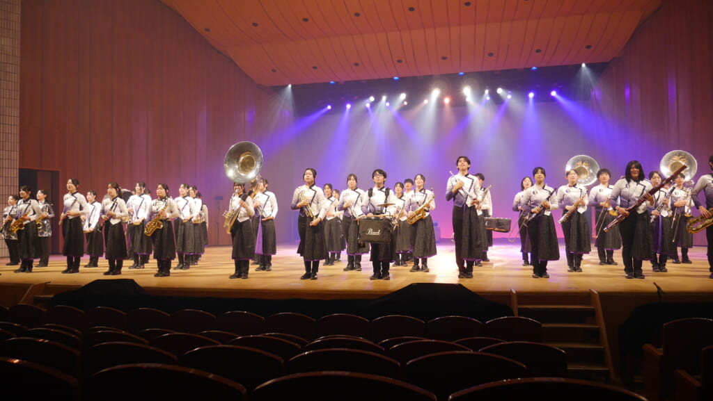 佐賀県　佐賀市　龍谷高校　吹奏楽部　第４０回　記念　定期演奏会　佐賀市文化会館　住谷美帆　先生　マーチング