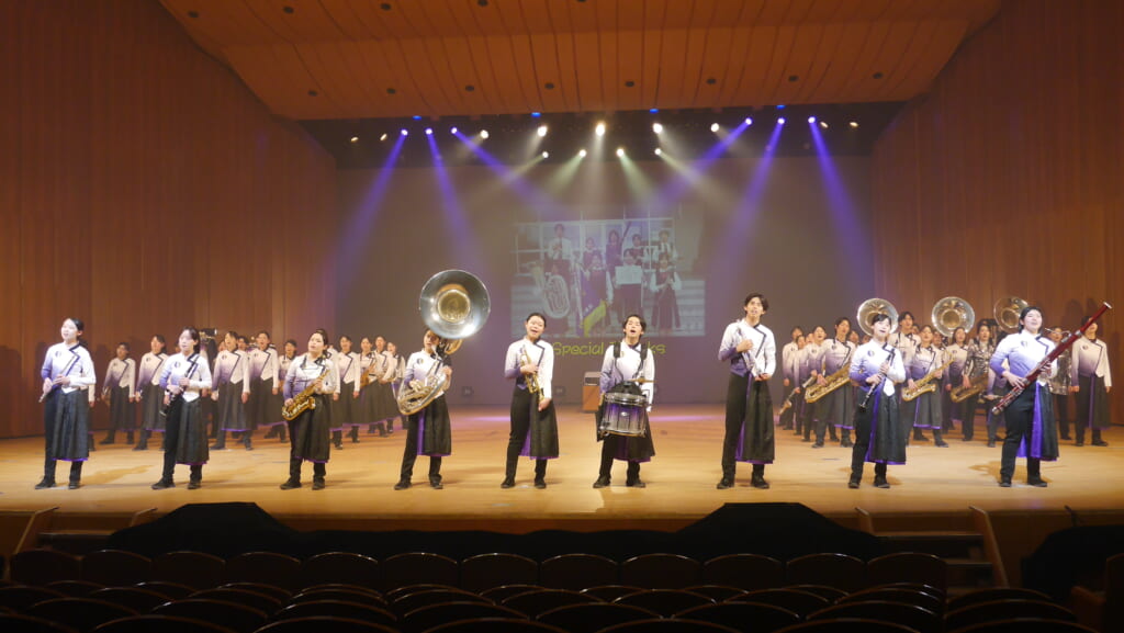 佐賀県　佐賀市　龍谷高校　吹奏楽部　第４０回　記念　定期演奏会　佐賀市文化会館　住谷美帆　先生　マーチング