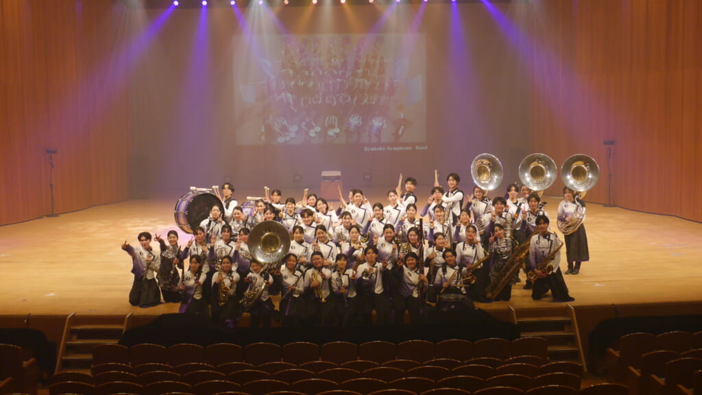 佐賀県　佐賀市　龍谷高校　吹奏楽部　第４０回　記念　定期演奏会　佐賀市文化会館　住谷美帆　先生　マーチング