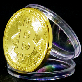装飾用 ビットコイン クリプトミント ゴールド 金 ビットコインモール