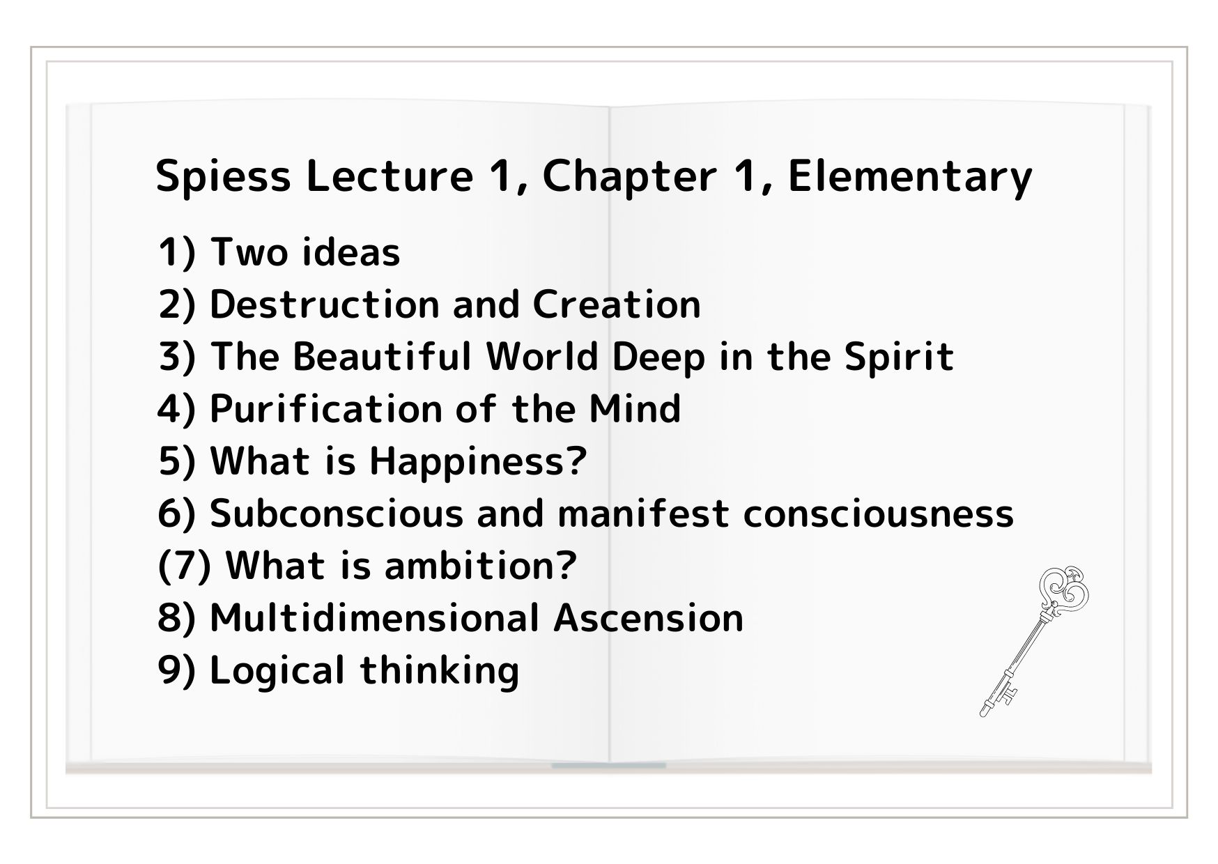 Spiess Lecture 1, Chapter 1, Elementary (Video Transcription)
