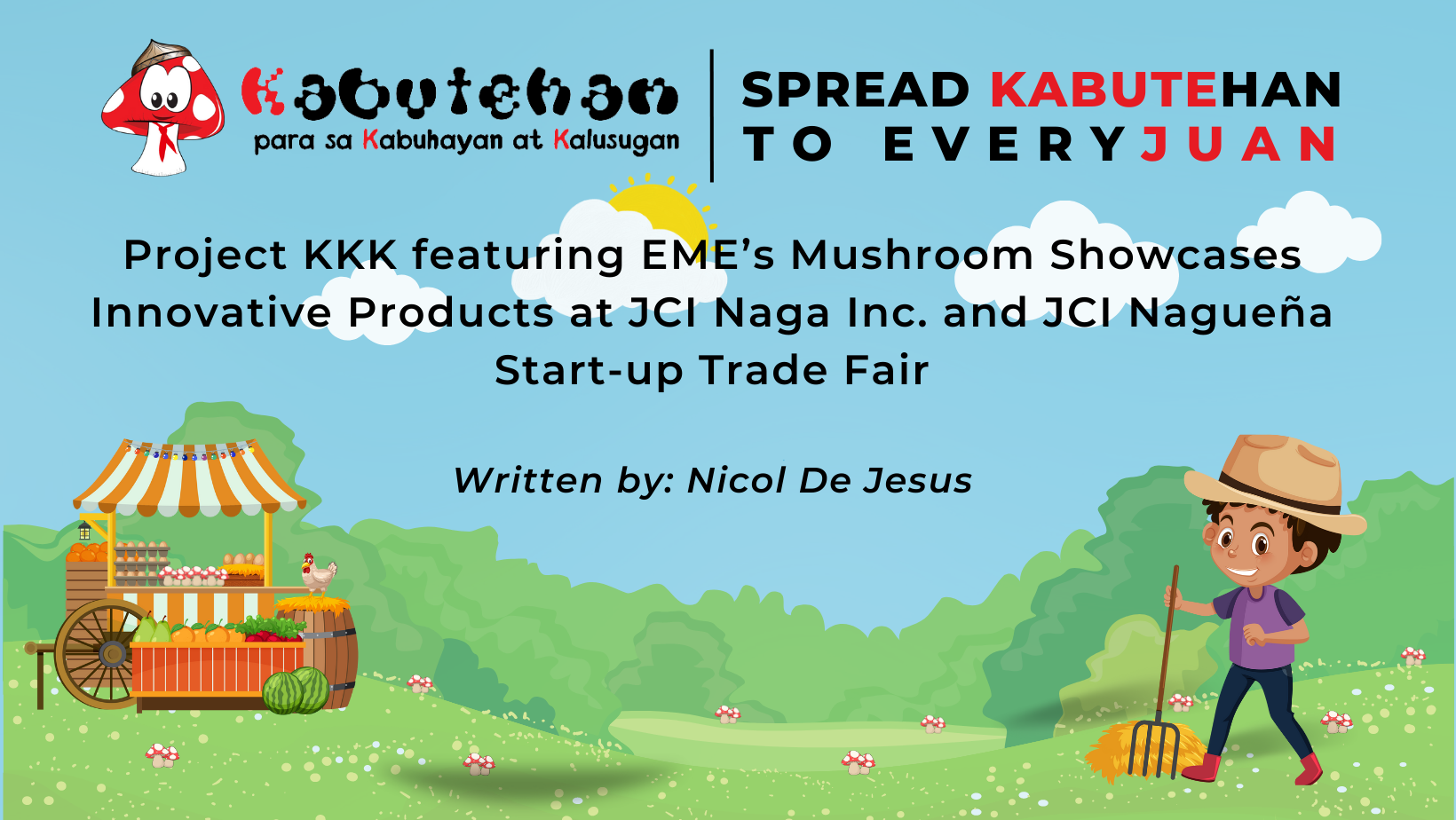 Project KKK featuring EME’s Mushroom Showcases Innovative Products at JCI Naga Inc. and JCI Nagueña Start-up Trade Fair
