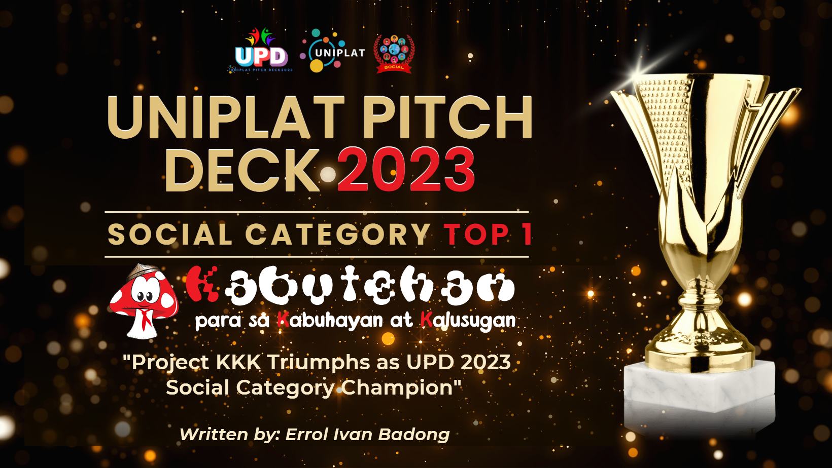Project KKK Triumphs as UPD 2023 Social Category Champion 🏆