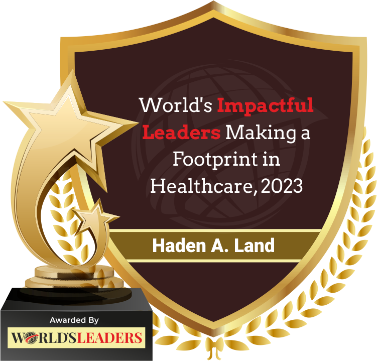 Dr. Haden Land, CEO of Safely 2 Prosperity has won a famous award 2023