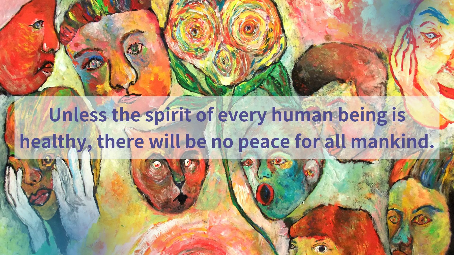 Mental health of all human beings