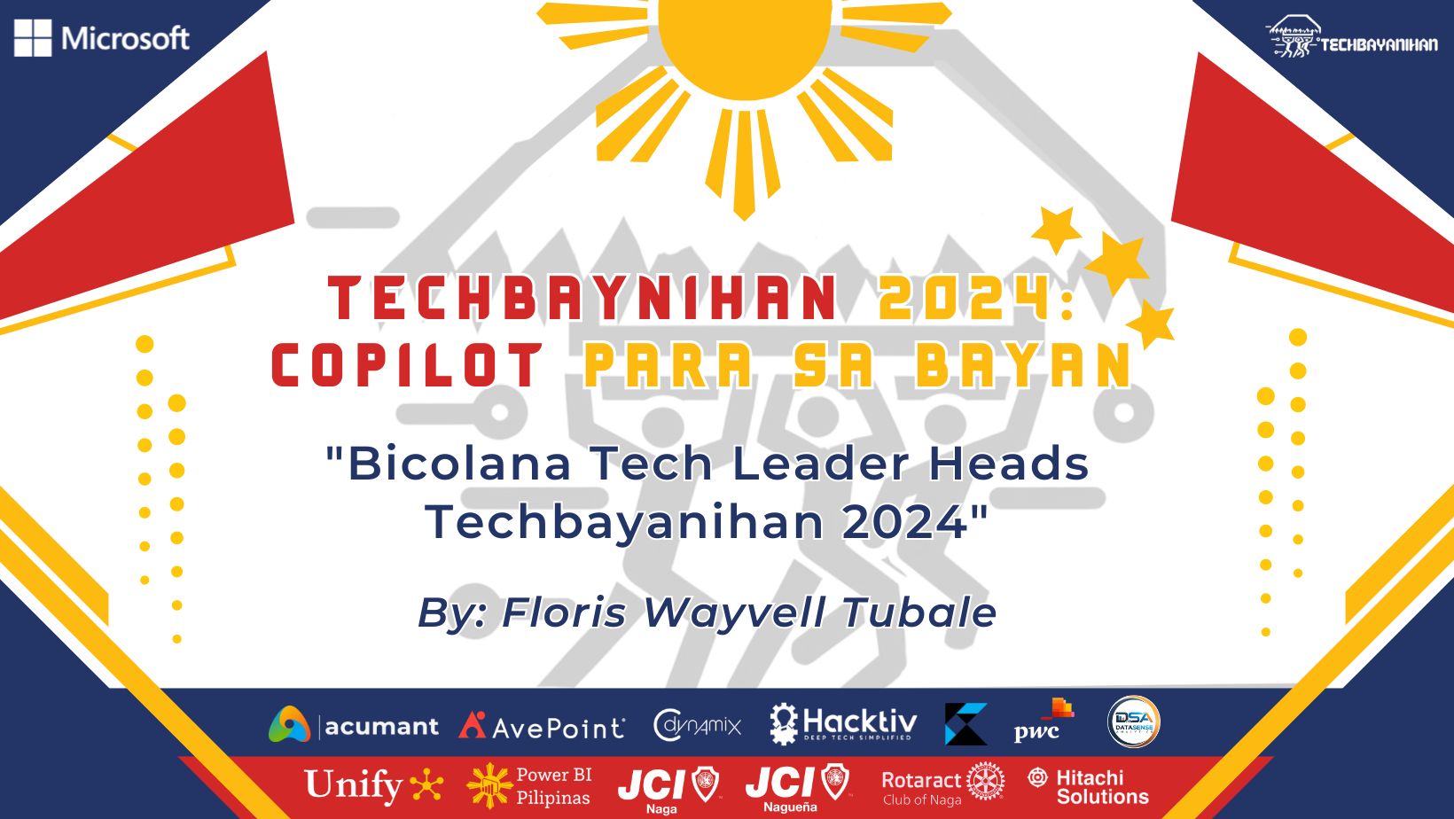 Bicolana Tech Leader Heads Techbayanihan 2024