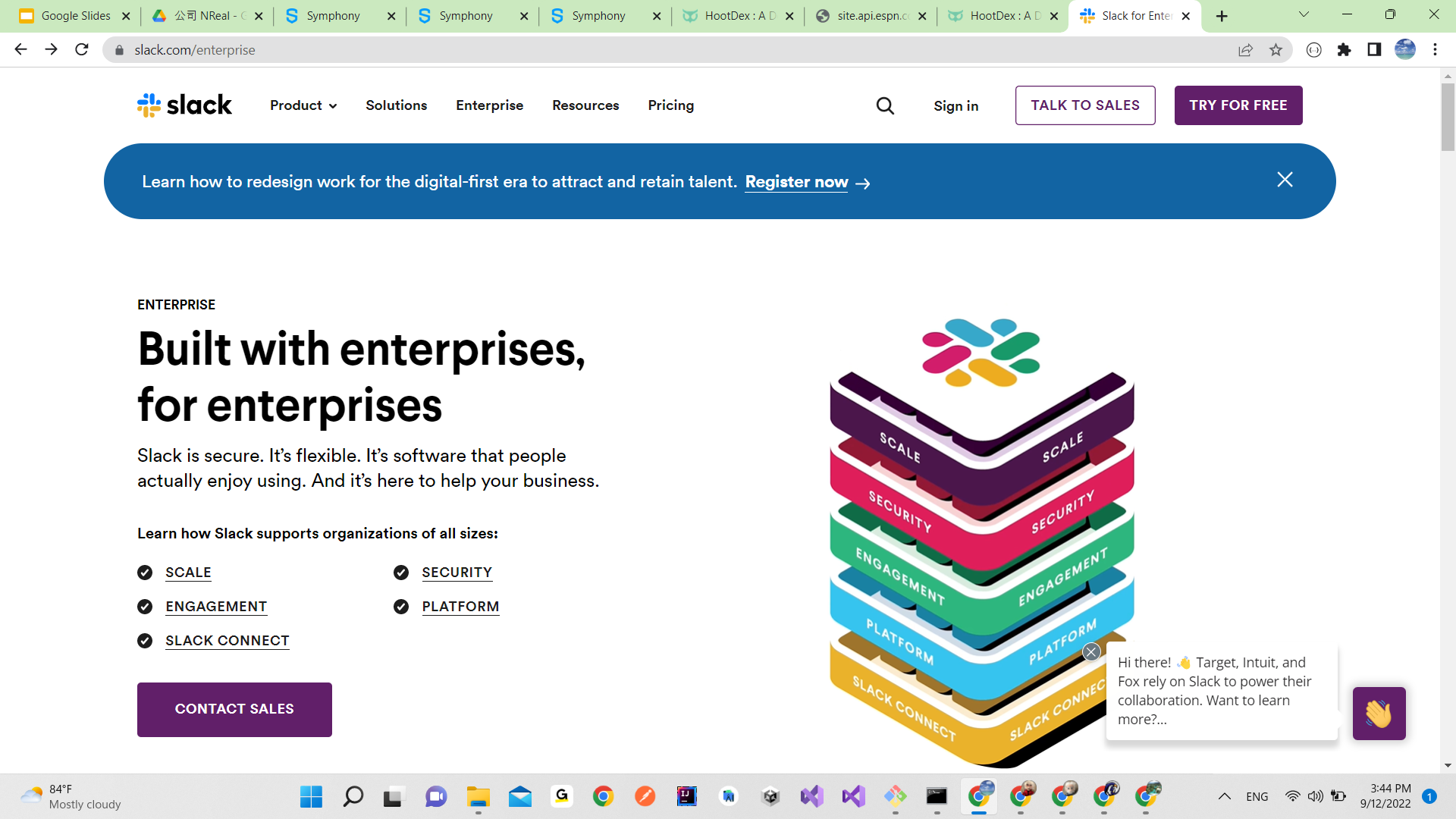 [thunderbird XR platform] collaborating with Slack for enterprise & individual solutions