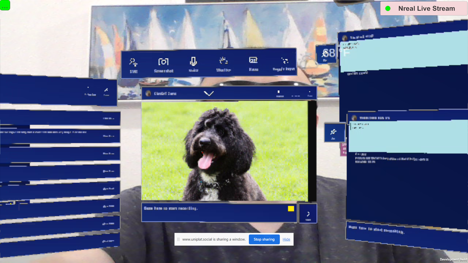 Chat GPT - Open AI - Text to Image Demo with thunderbird XR platform build 1.4.0