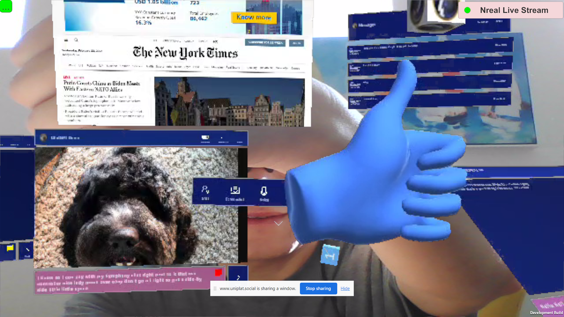 hand tracking option - thunderbird XR platform 1.4.0 release