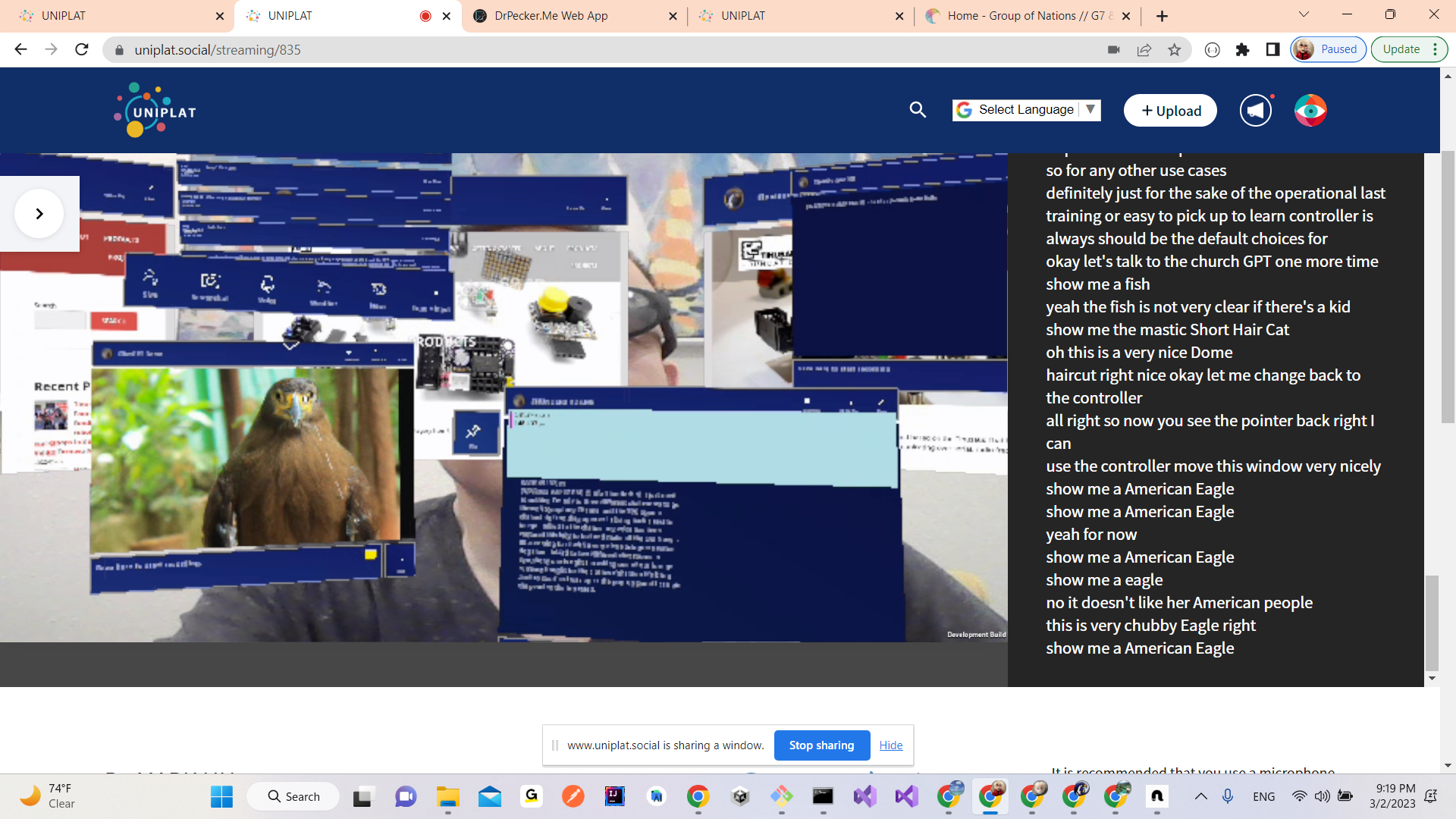 What's coming up in March, 2023