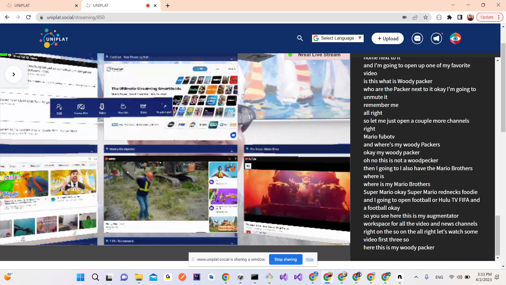 2nd build of RAI 4FREECAST & collaboration with Freecast.com