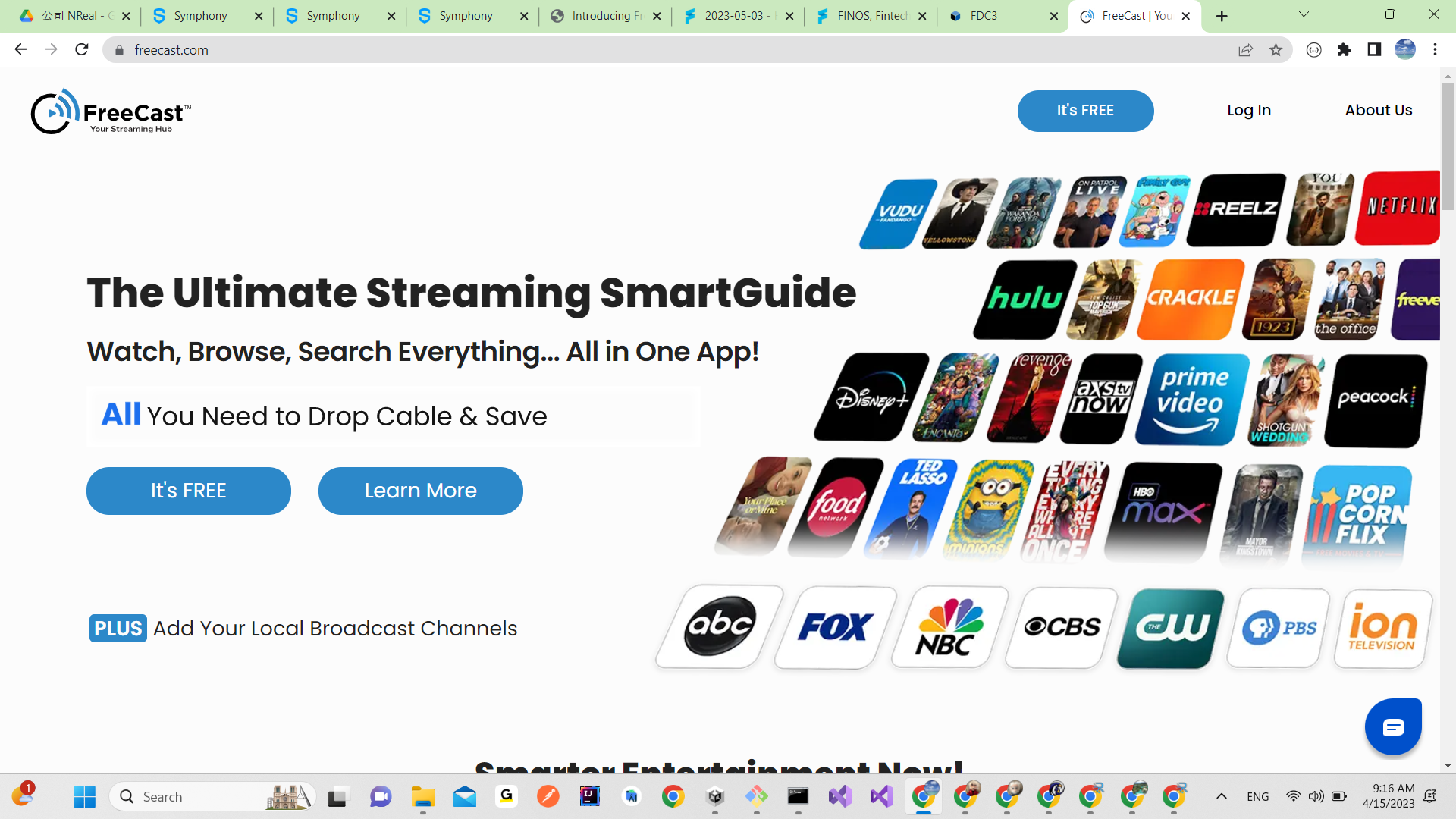 starting collaboration with Freecast.com for next gen media &amp; streaming platform