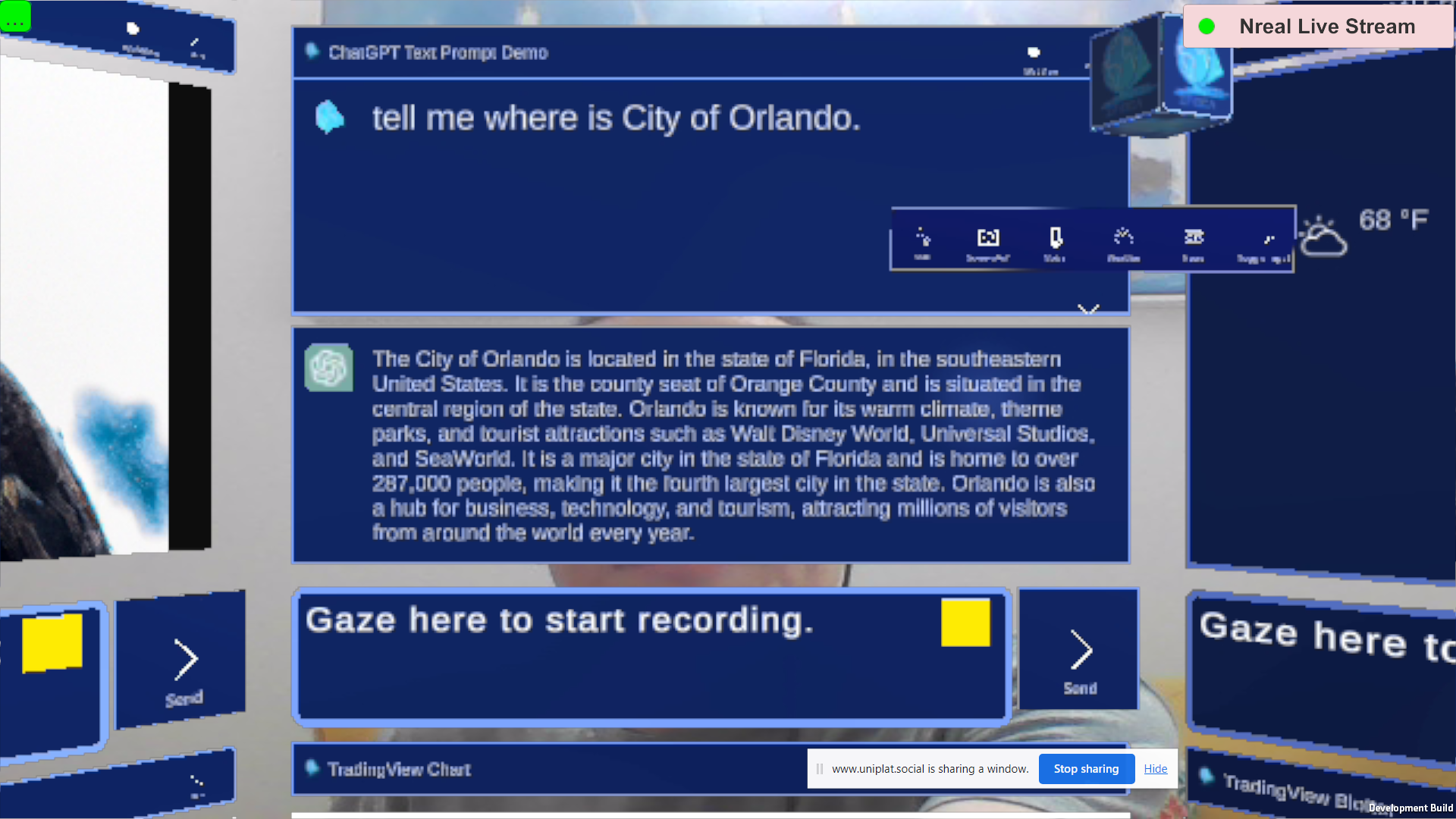 How about AR Space to embrace GPT 3.5 &amp; 4.x and Bard AI etc