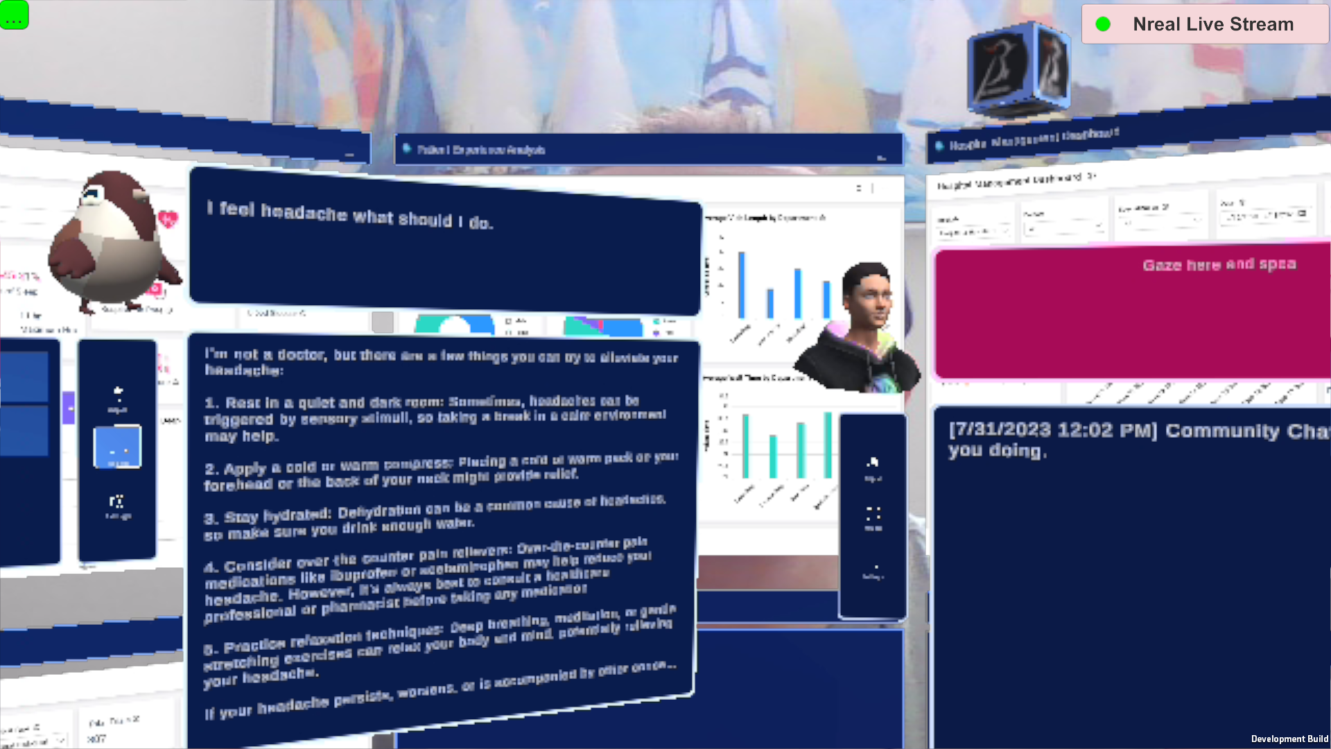 Dr. Pecker Beta 1.0.0 updates with GPT 3.5 &amp; 4.x integration and humanoid avatar mode 2023.07.31