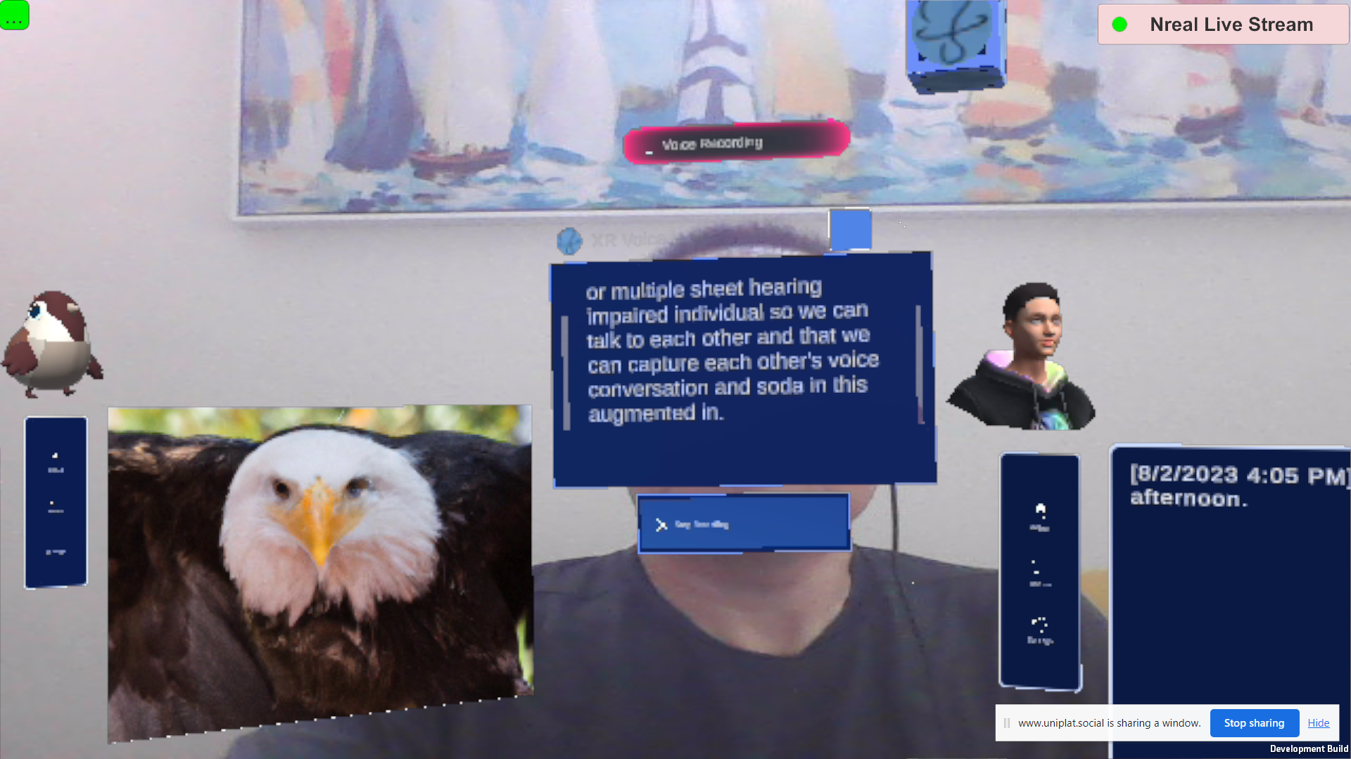 AR Space 4HA 1.0.0 - augmented hearing assistant with Open AI GPT 3.5 &amp; 4.x integration and humanoid avatar