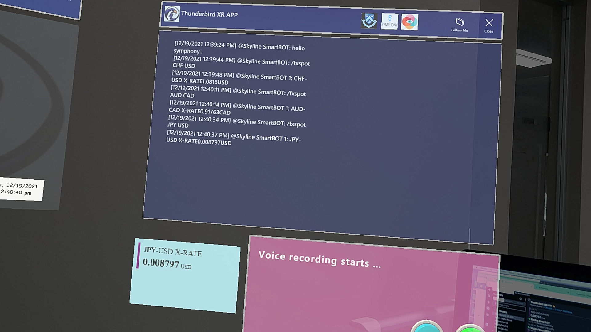 Sunday Tech Fresh - Dec 19, 2021 - Thunderbird 1.0 on HoloLen2